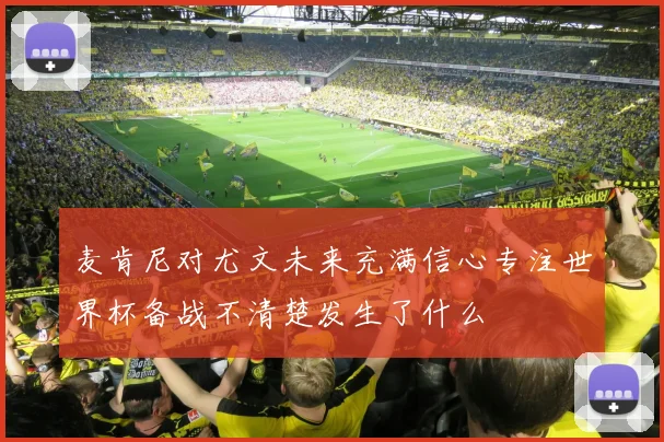 麦肯尼对尤文未来充满信心专注世界杯备战不清楚发生了什么