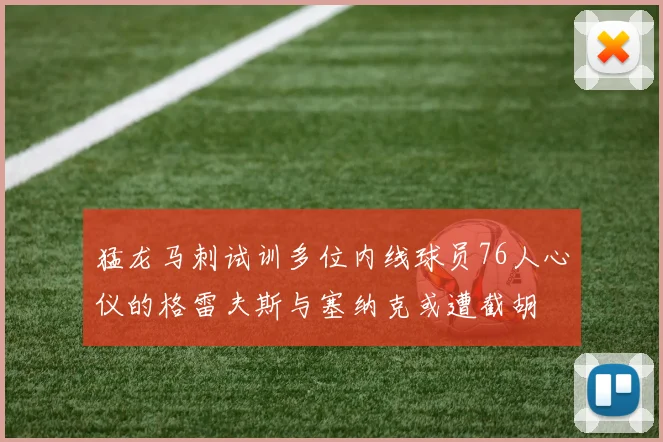 猛龙马刺试训多位内线球员76人心仪的格雷夫斯与塞纳克或遭截胡